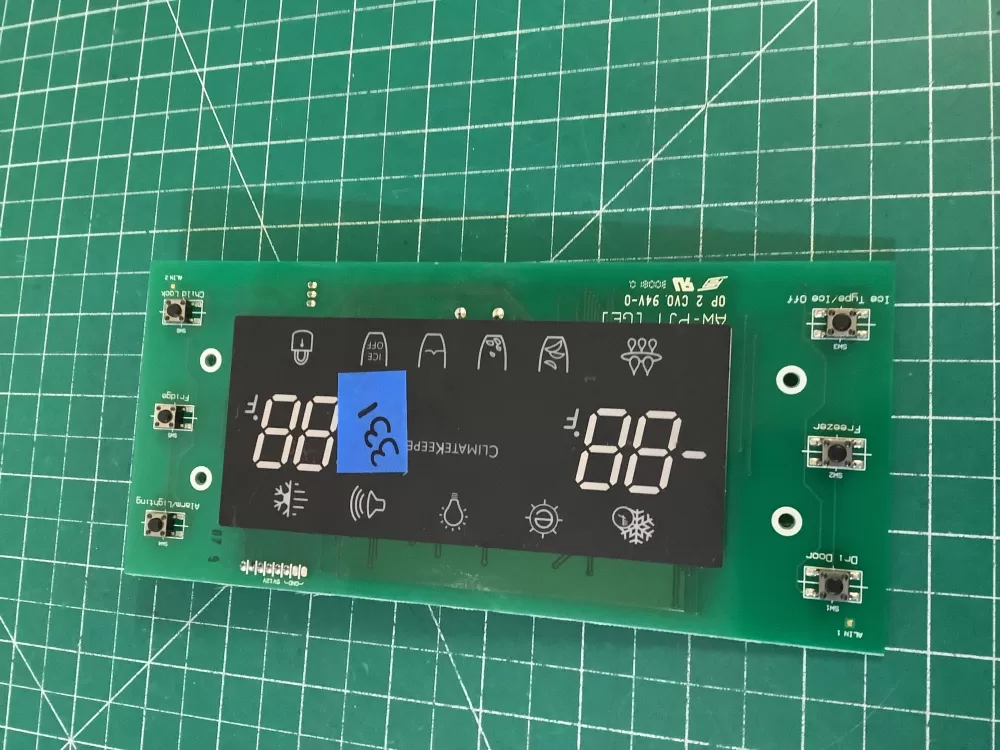 Samsung DA41-00475E Refrigerator Control Board UI LED AZ201812 | NR331