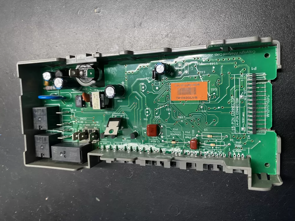 Whirlpool  Maytag  KitchenAid  Kenmore AP6018711 W10130967 W10208673 W10285180 WPW10285180 PS11752013 Dishwasher Control Board