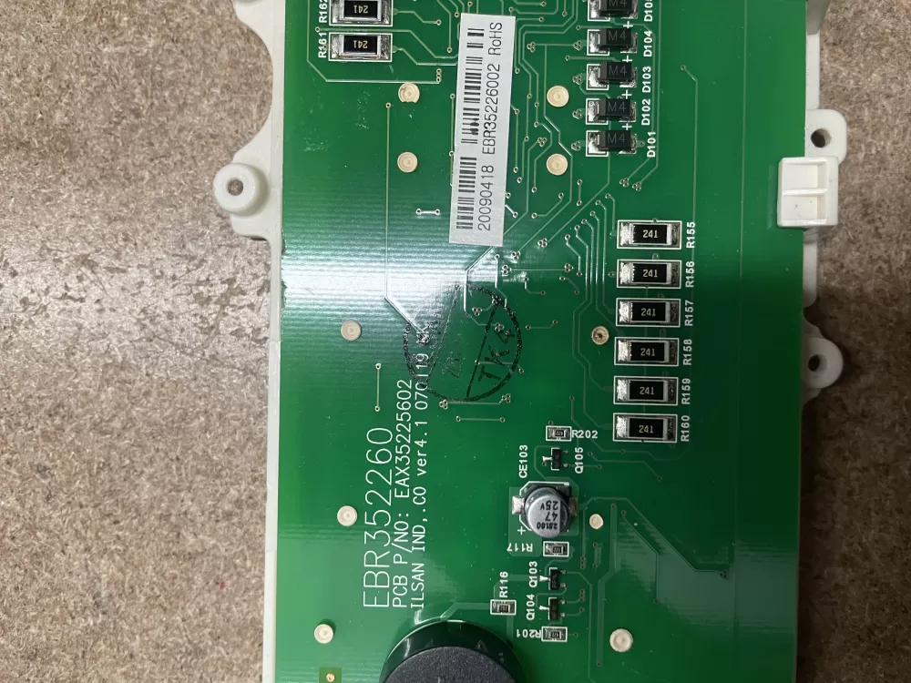 LG EBR35226002 Refrigerator Dispenser Display Control Board AZ5416 | KM1661