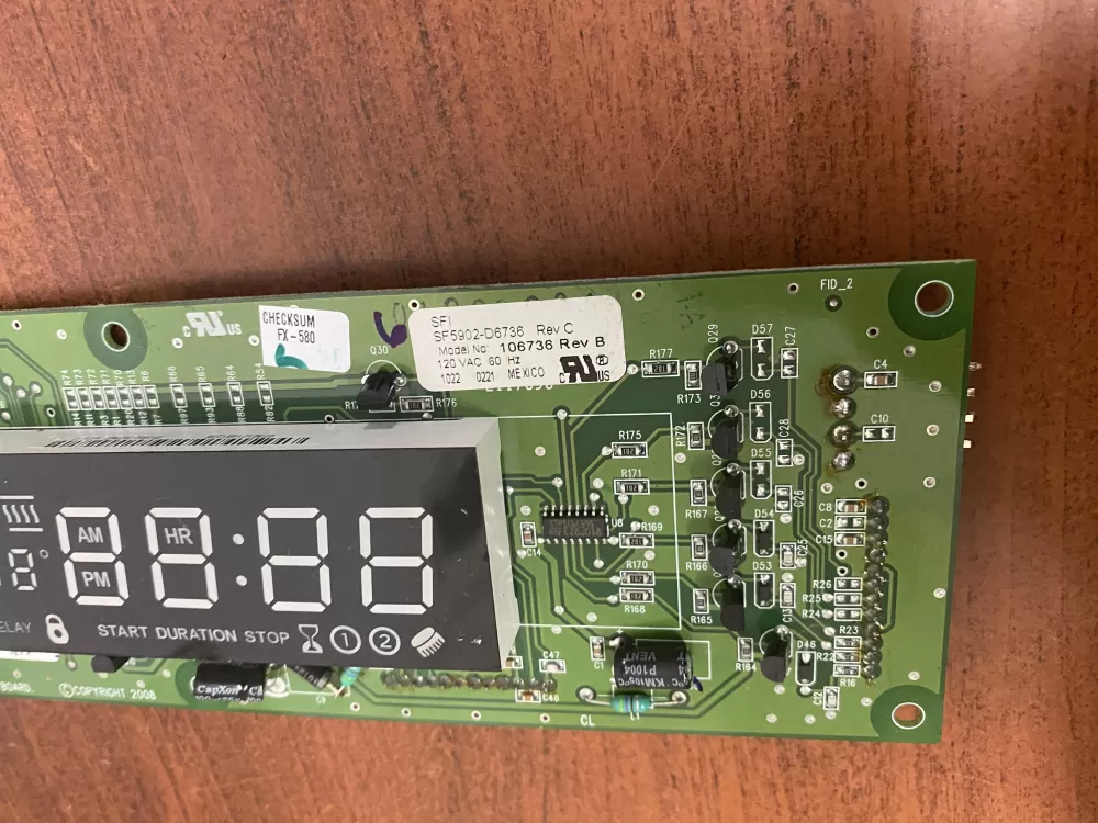 Samsung 106736 Oven Display