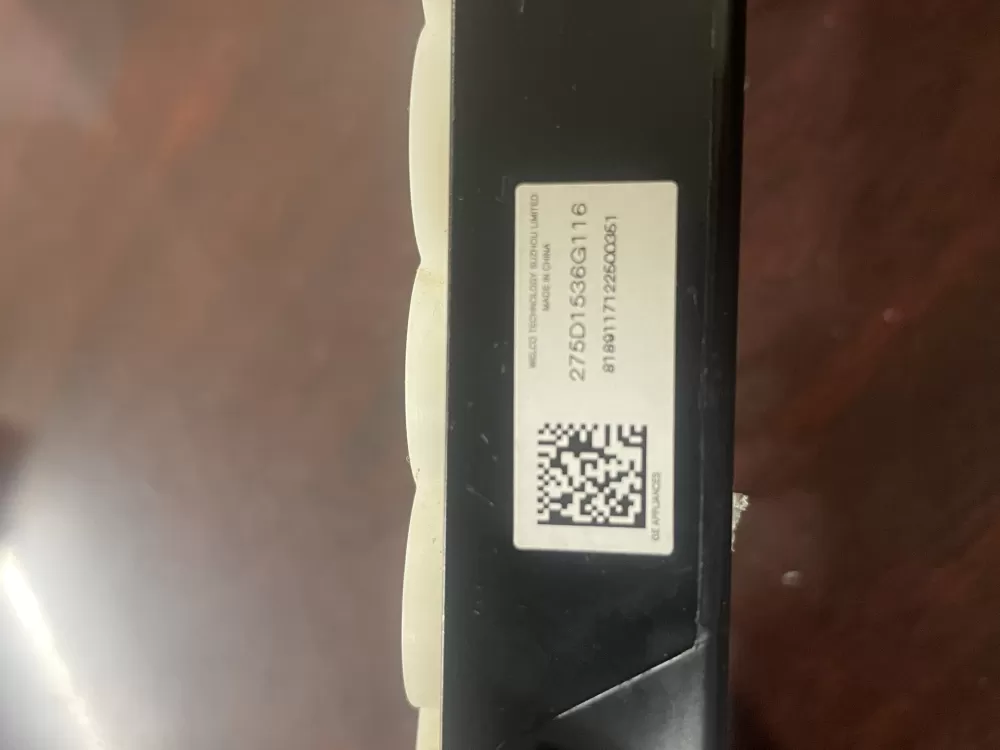 GE 275D1536G116 Washer Control Board AZ59134 | Wmv494