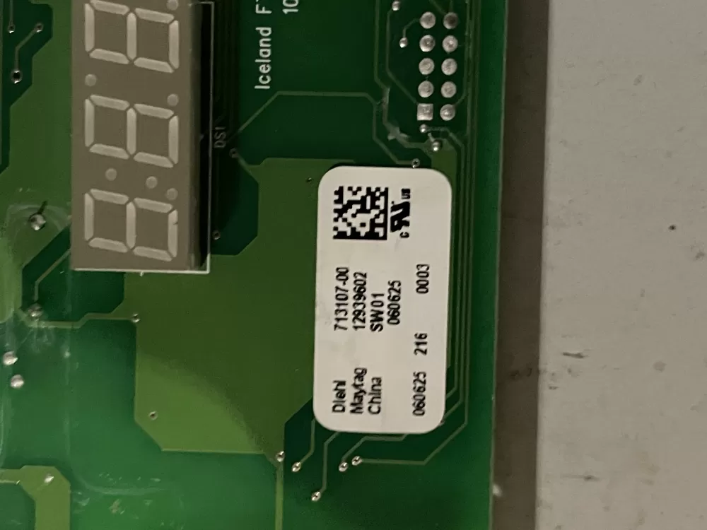 Maytag 12939602 713107-00 Refrigerator control Board AZ34508 | Wm69