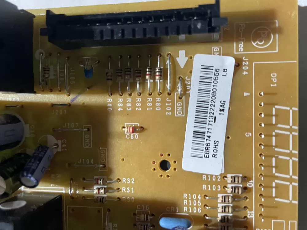 LG EBR67471713 Microwave Control Board Main AZ189273 | Wm834