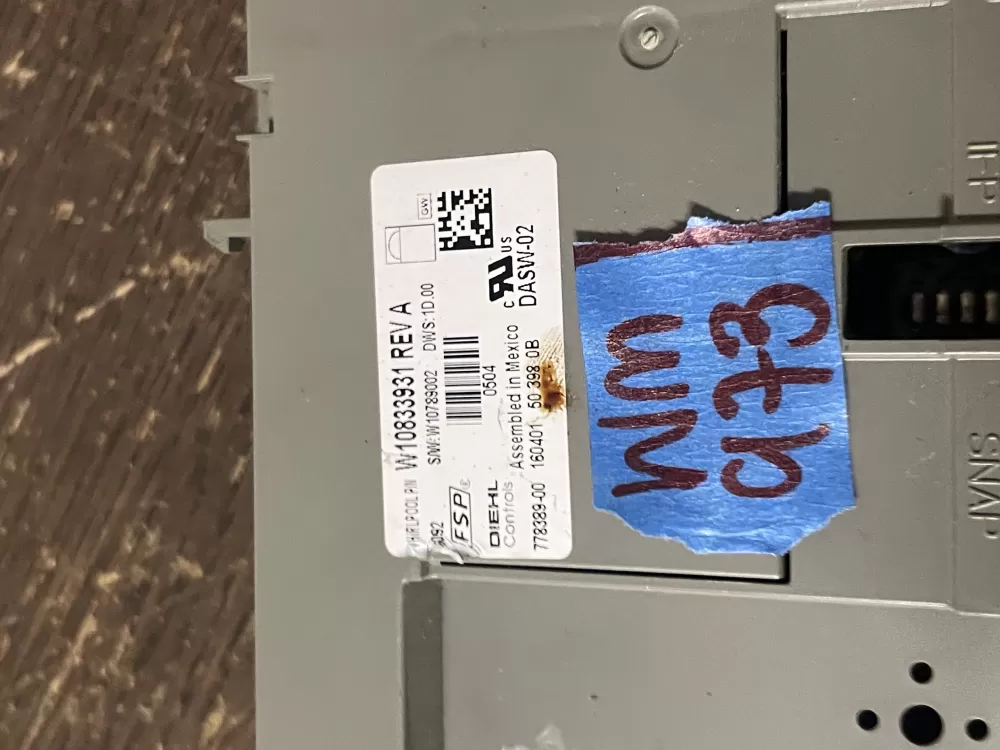 KitchenAid AP6003893 W10732586 W10788997 Dishwasher Control AZ45231 | Wm973