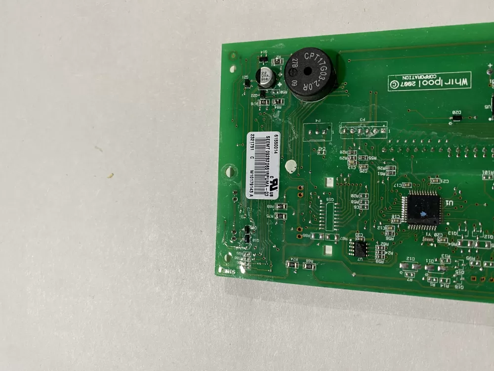 Whirlpool W10179143 2321751 Refrigerator Display Control Board AZ169711 | BK2597