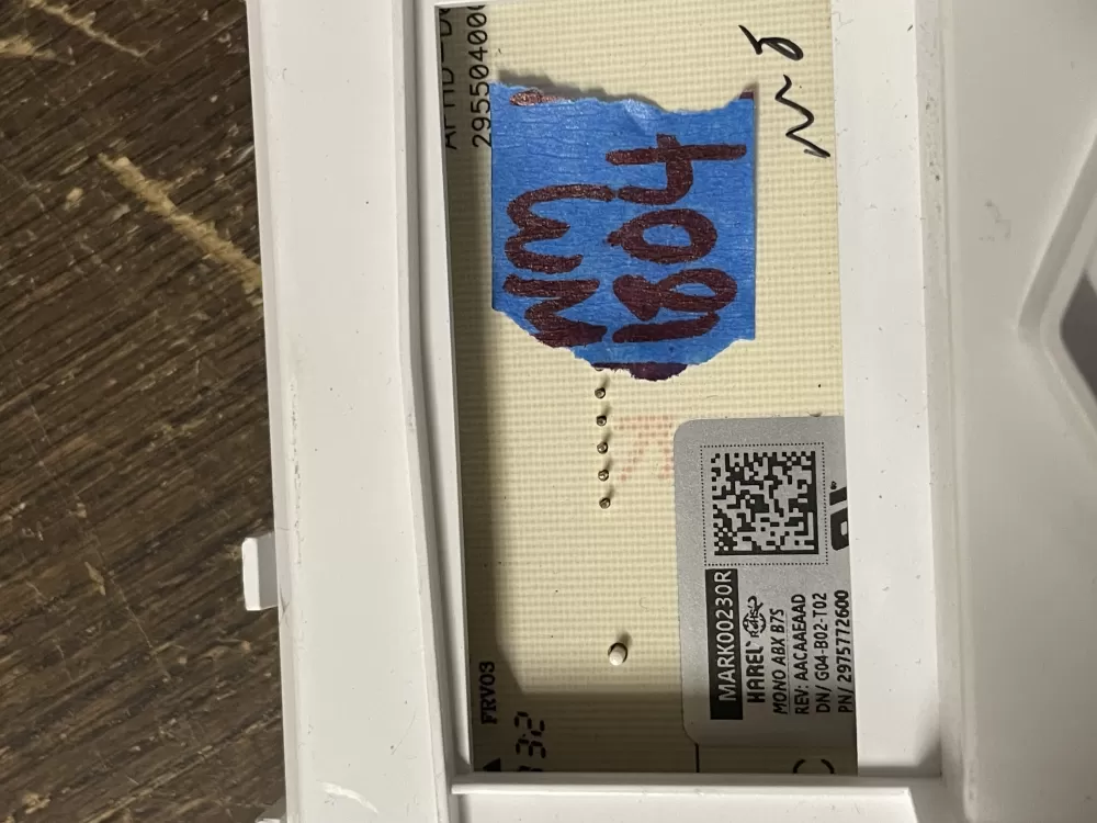 2975772600 Blomberg WHIRLPOOL CONTROL BOARD AZ49233 | Wm1804