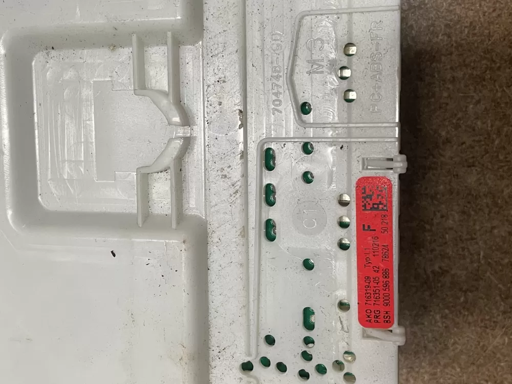 Bosch 9000596886 Dishwasher Control Board AZ20118 | KM1470