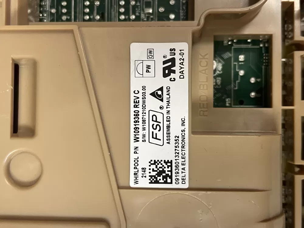 Whirlpool W10919360 W11087226 Dishwasher Control Board # AZ216118 | Wm952