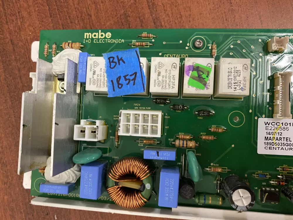GE WH12X20274 189D5035G001 WH12X10518 Washer Control Board AZ53778 | BK1857