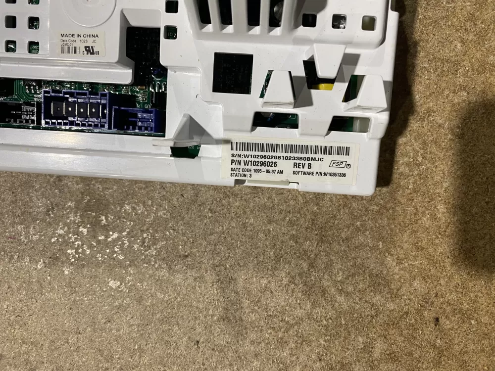 Kenmore AP5305465 2118386 W10296026 Washer Control Board AZ75761 | BK1852