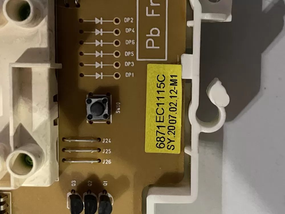 LG 6870EC9129B 6871EC1115C Dryer Control Board AZ34253 | Wmv374