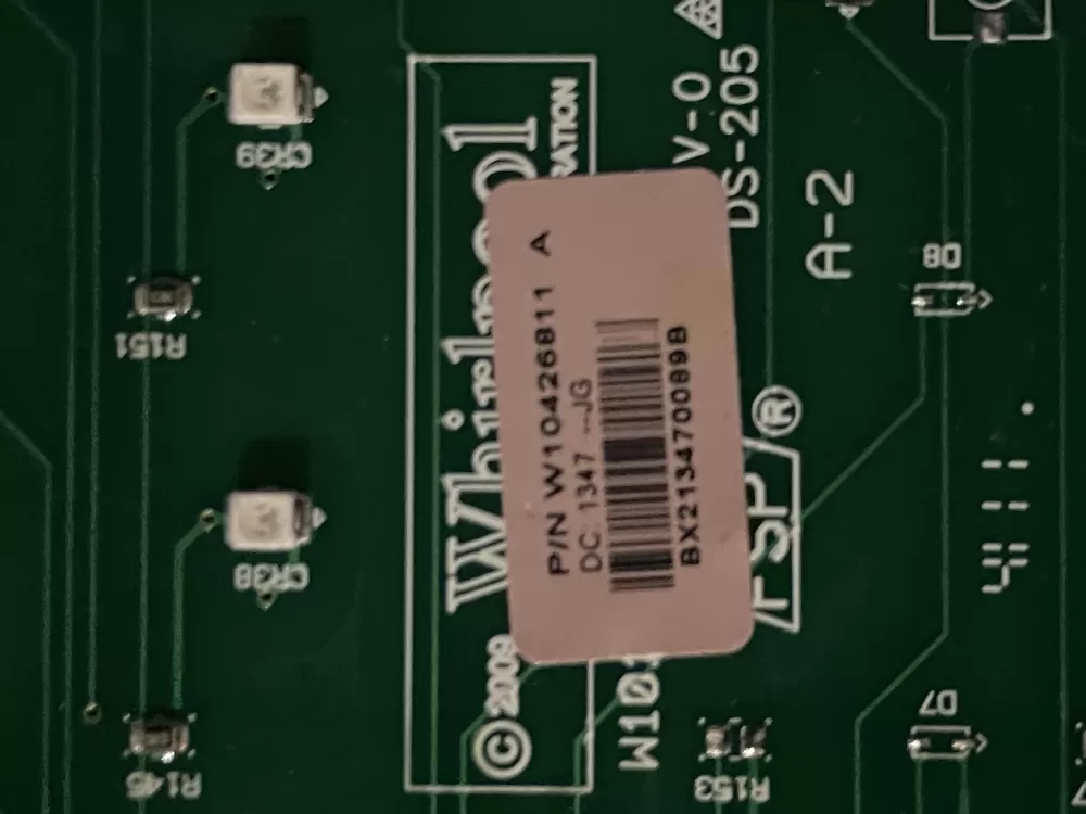 Maytag Whirlpool W10426811 Washer Control Board AZ38253 | Wm511