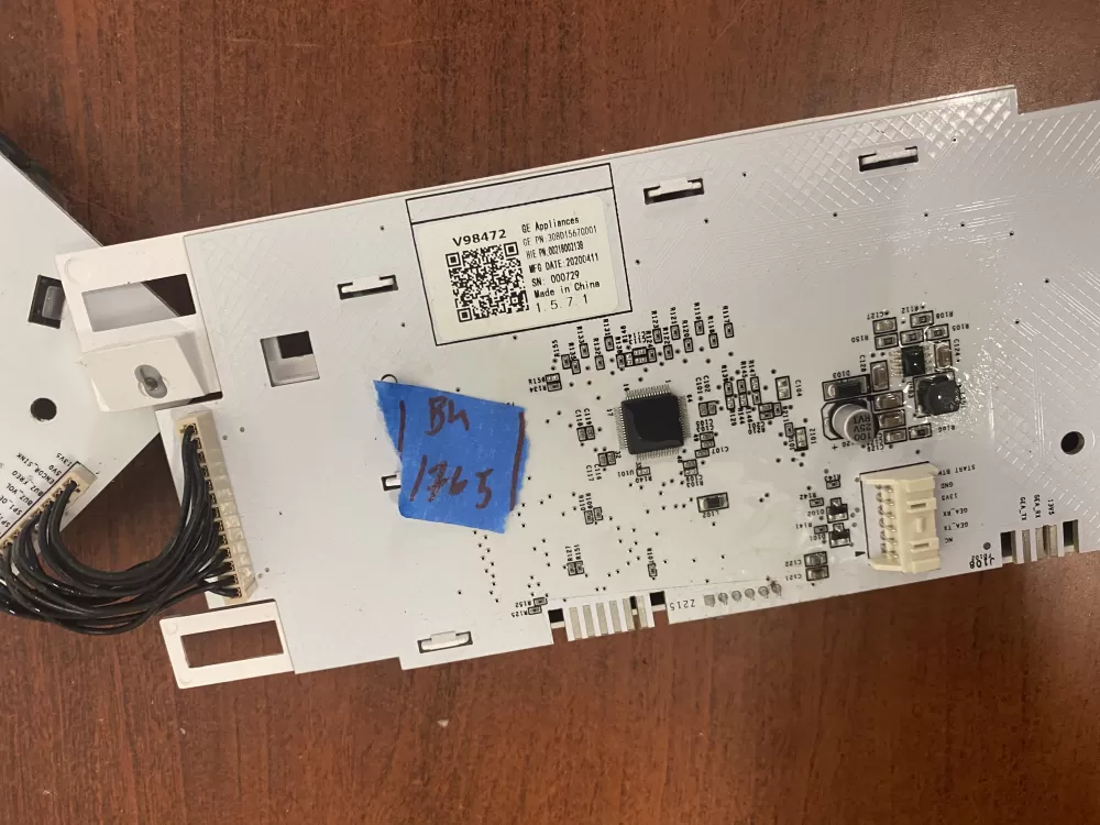 GE 308D1567G001 WH22X31164 Washer Control Board User Interface AZ44742 | BK1765