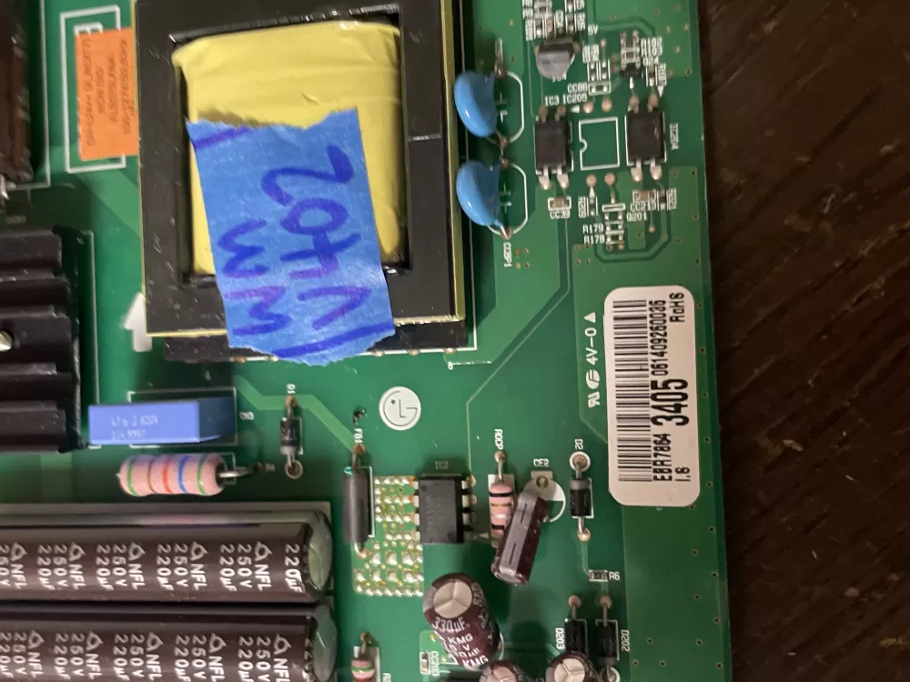 LG EBR78643405 CSP30020854 Refrigerator Control Board AZ40885 | Wmv402