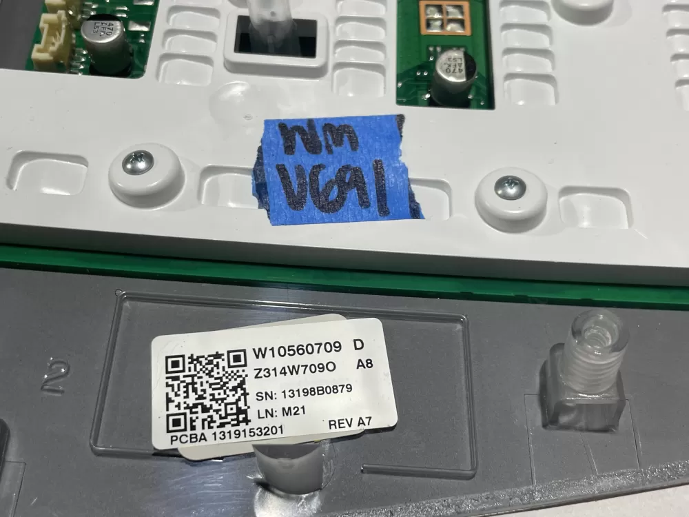 Whirlpool W10560709 Washer Control Board User Interface Panel AZ119436 | Wmv691