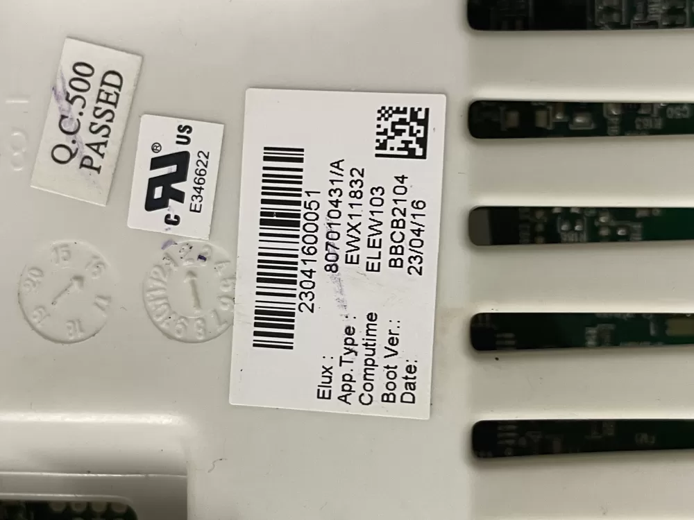 Electrolux 807010431 Washer Control Board Main AZ41471 | Wm1722