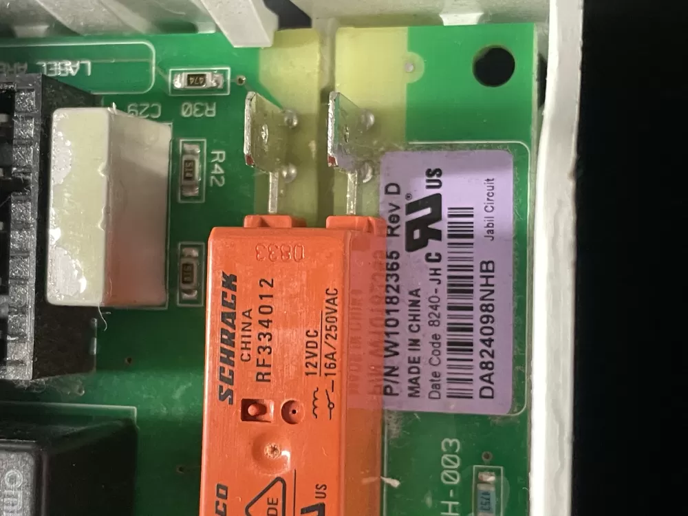 Whirlpool Maytag Kenmore W10182365 Dryer Control Board AZ17187 | WM1237