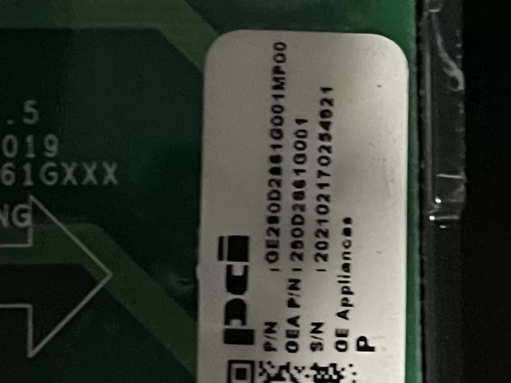 GE 290D2861G001 WH22X29049 Washer Control AZ6374 | WmV338