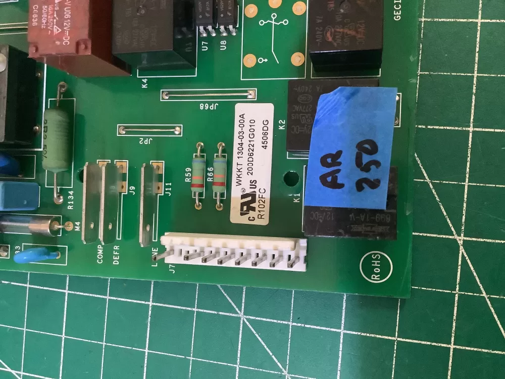 GE 200D6221G010 WR55X10552 Refrigerator Control Board AZ192373 | AR250