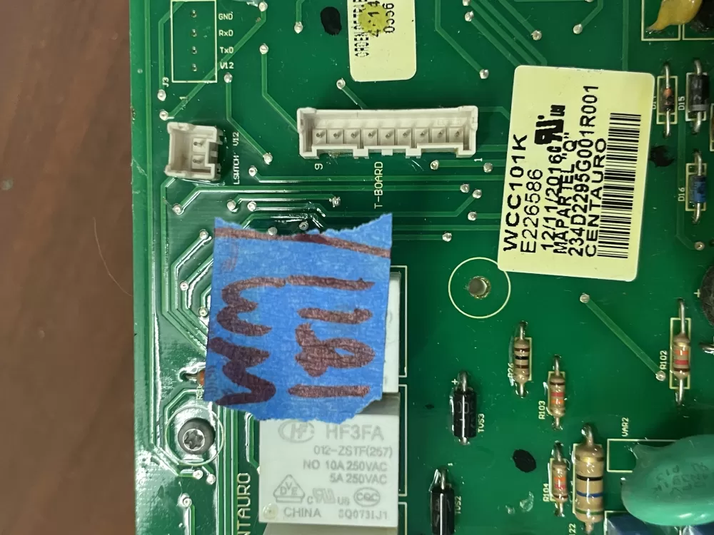 GE Hotpoint 234D2295G001 896455 Washer Control Board AZ49541 | Wm1811
