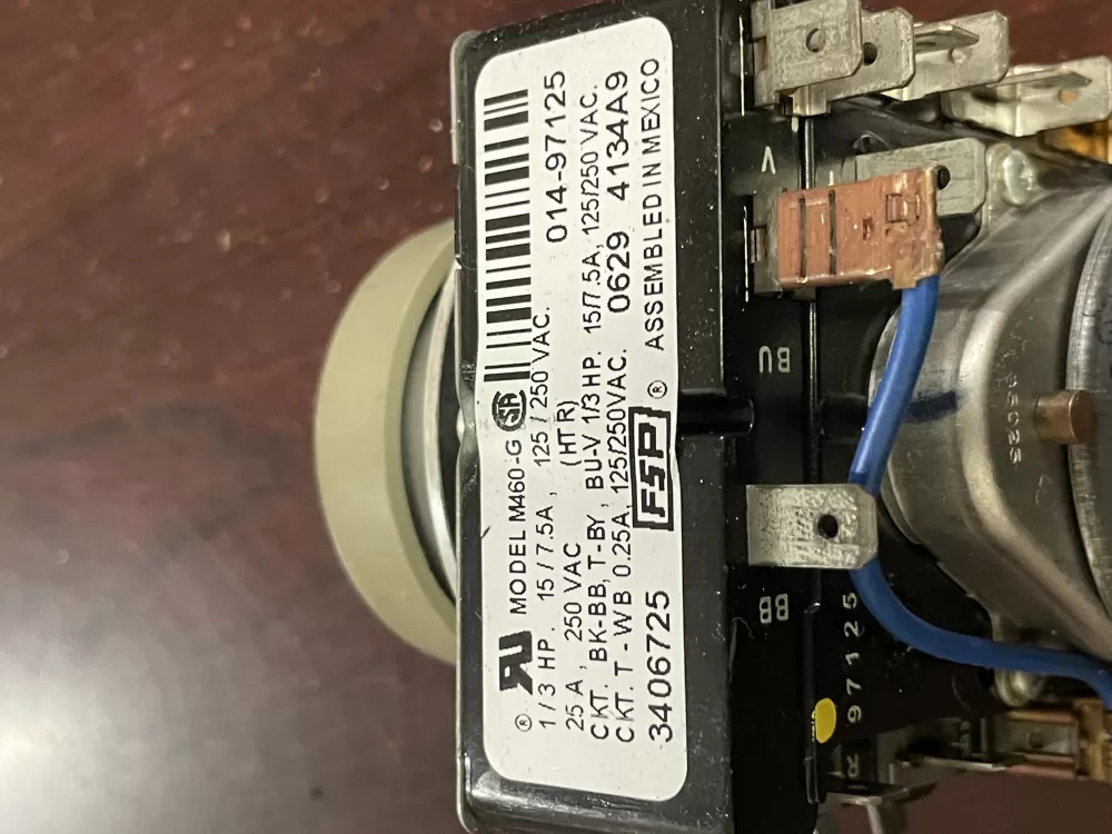 Whirlpool Maytag Amana WP3406725 3406725 AP6008573 Dryer Timer AZ90057 | Wm2035