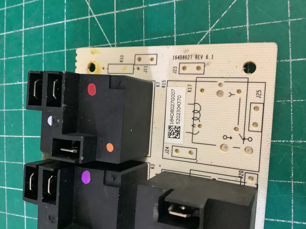 GE 164D8027G007 Wb27t11326 Range Control Board Relay AZ176707 | NR2636