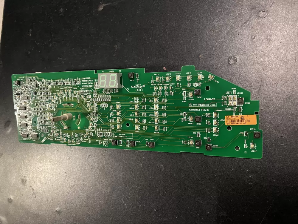 Whirlpool  Maytag  Kenmore 8564290 8565349 Washer Control Board