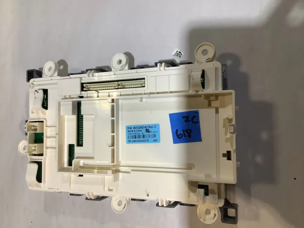 W10269342 Whirlpool Washer Board - Display / Interface