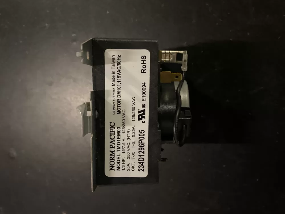 Hotpoint  General Electric AP5780508 WE4M364 WE4M533 PS8690648 234D1296P005 Dryer Timer