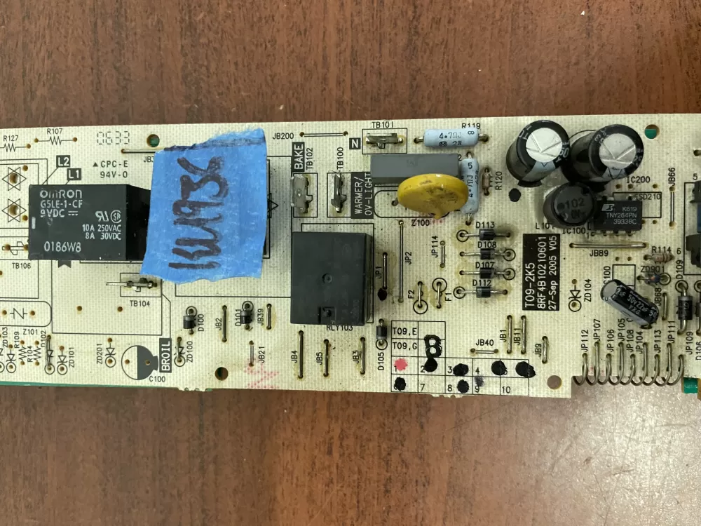 GE 8RF4B10210601 T09 2K5 Oven Control Board Wd 11206 AZ43990 | KM936