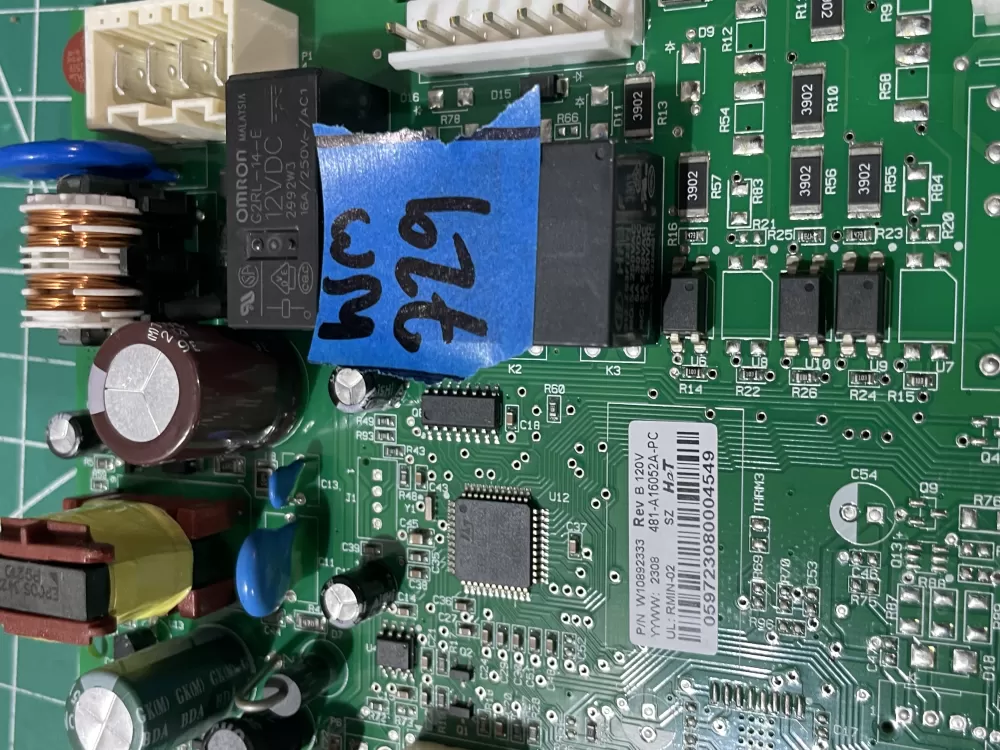 Whirlpool Maytag W10547719 Refrigerator Control Board AZ189749 | Wm729