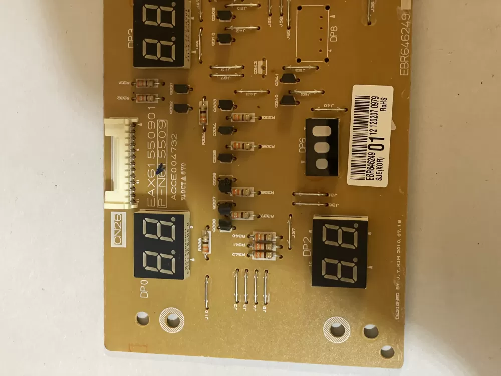 LG EBR64624901 Range Control Board AZ189708 | KM1237