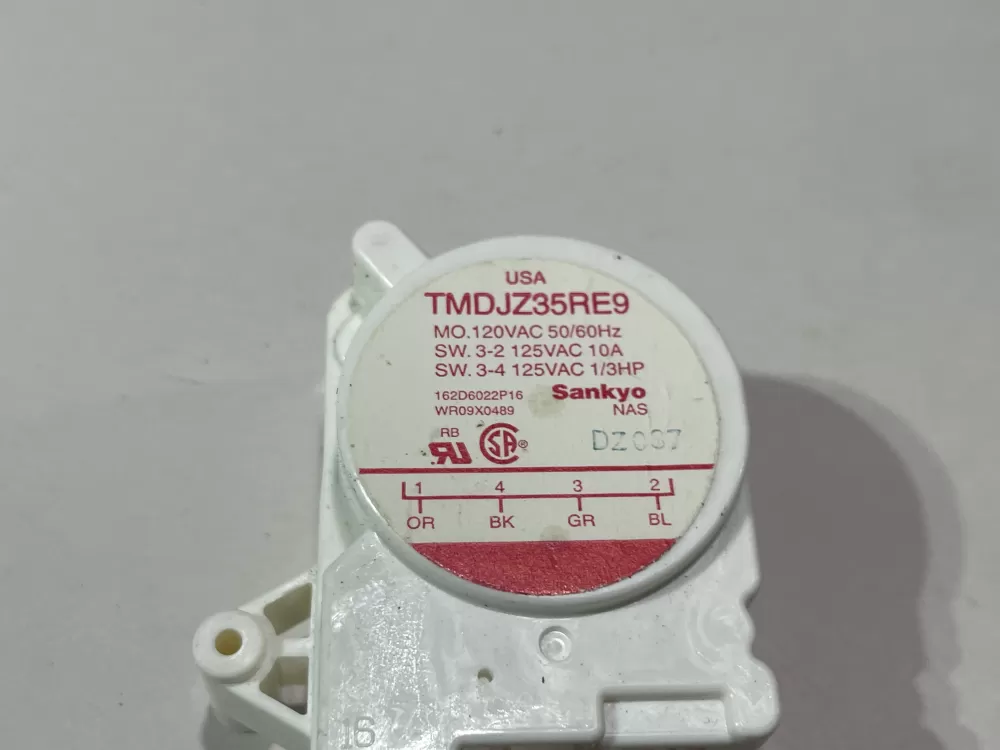 GE WR9X489 WR09X0489 162D6022P16 Refrigerator Defrost Timer AZ142301 | Wm2393
