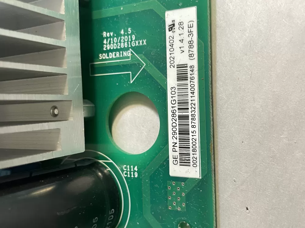 GE WH22X34657 Washer Inverter Control Board Wh22x29531 AZ194493 | Wm650