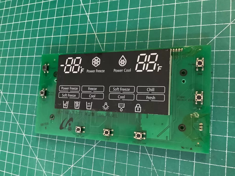 Samsung DA41-00447A Refrigerator Dispenser UI Control Board AZ190176 | NR2110