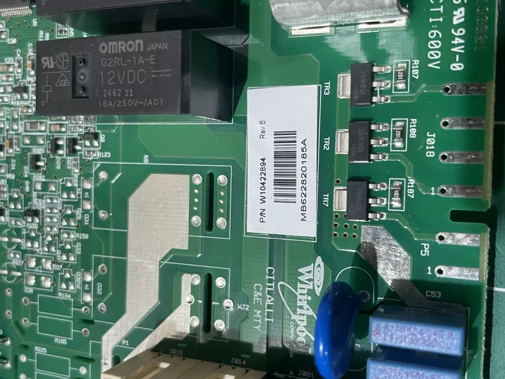 Whirlpool W10422894 Washer Control Board AZ192633 | Wm380