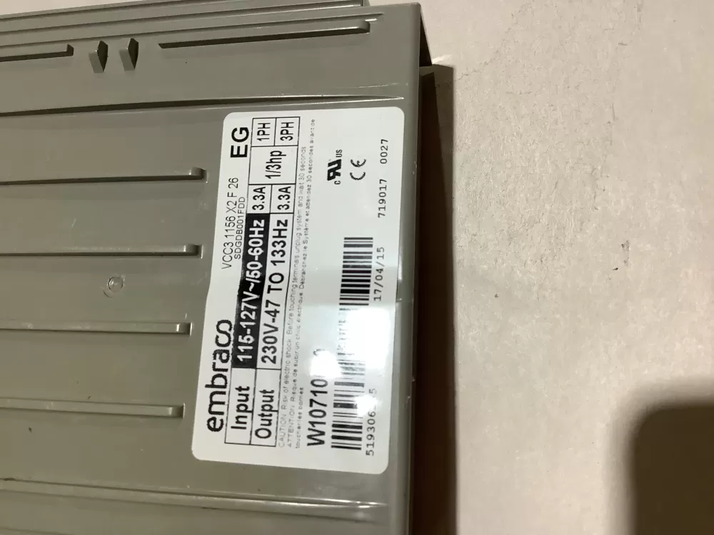 Kenmore W11087200 Refrigerator Control Board Inverter AZ144589 | ZC2428