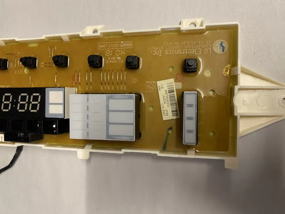 LG EBR76262201 EBR75446006 Washer Control Board AZ207780 | BKV921