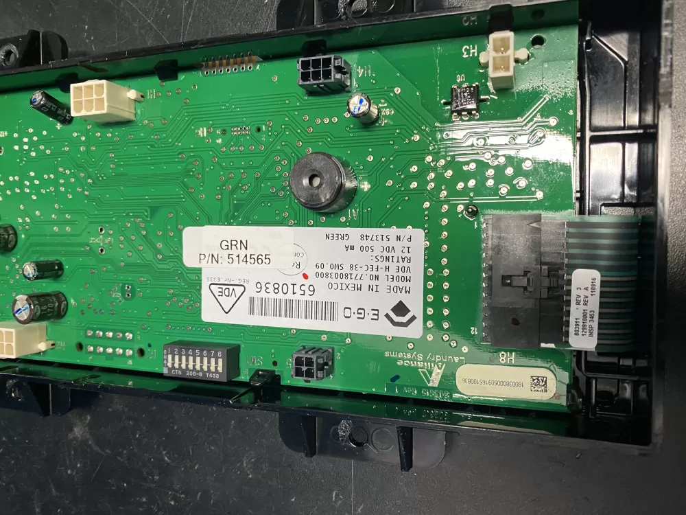 Dryer Speed Queen Washer/ Combo Control/display Board # D514565p AZ12703 | BK782