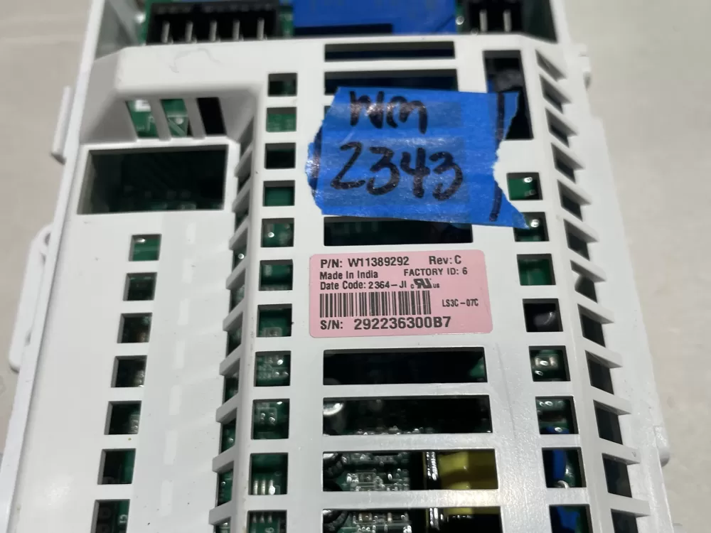 Whirlpool W11389292 Dryer Electronic Control Board AZ135799 | Wm2343