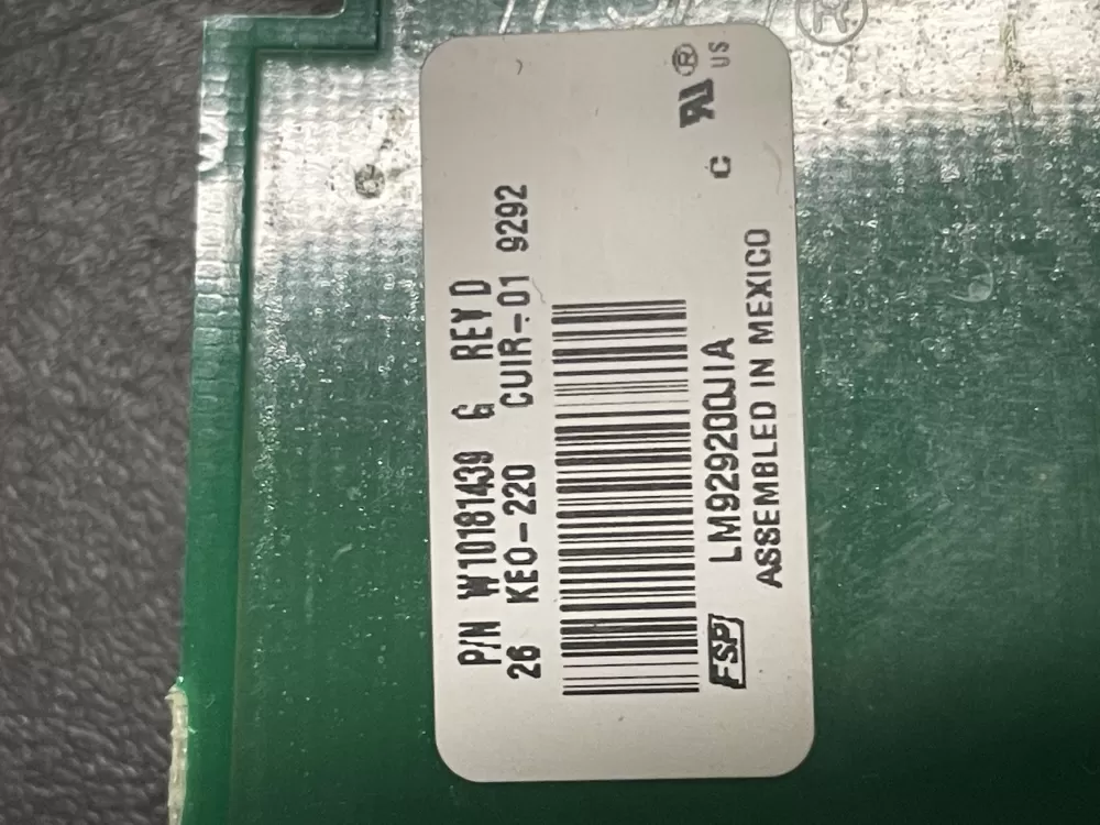 KitchenAid 9761799 W10181439 Oven Control Board AZ12784 | 1177