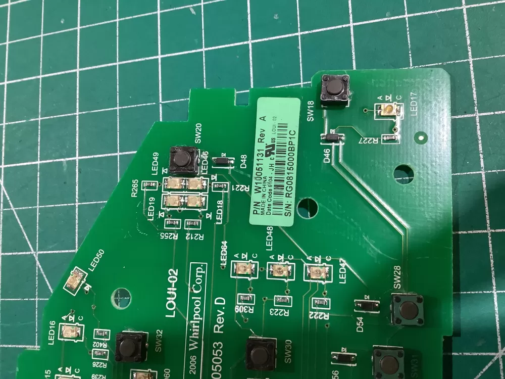 Whirlpool Maytag W10051131 W10051133 Washer Control Board AZ164280 | NR414