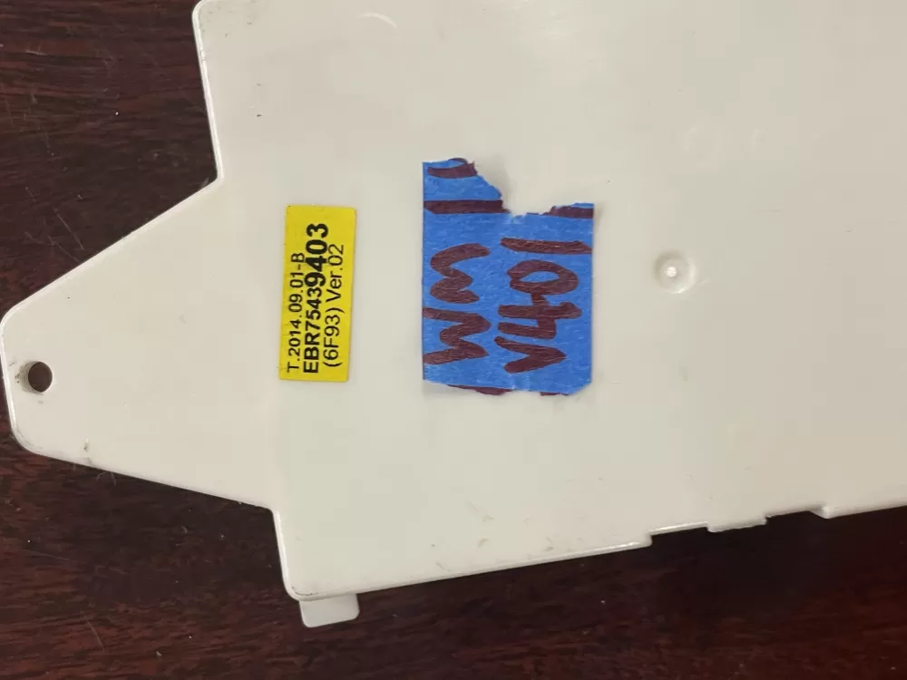 LG EBR75439403 Dryer Control Board AZ40713 | Wmv401
