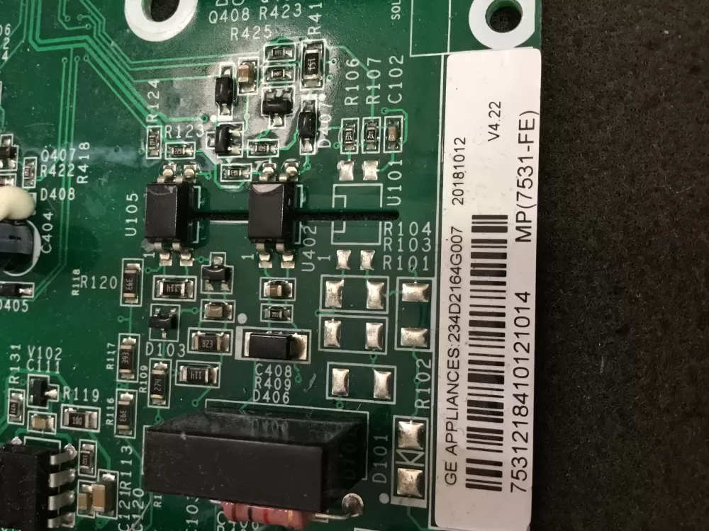 GE WE22X35978 AP7211612 234D2315G003 Dryer Control Board AZ100118 | NR116