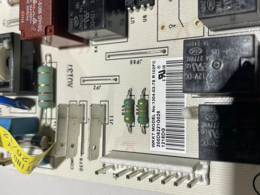 GE 200D6221G028 EBX1110P002 Refrigerator Control Board AZ122550 | Wm2243