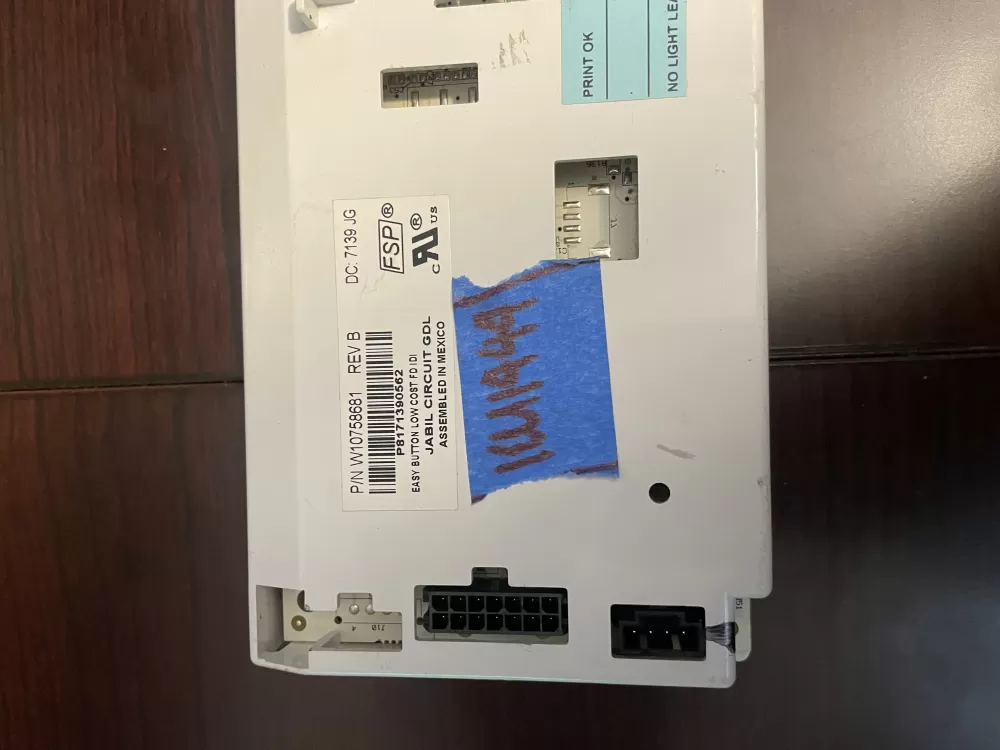 Whirlpool W10758681 Refrigerator Control Board AZ69289 | KM1444