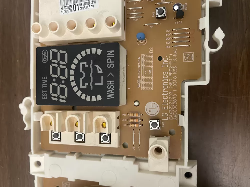 LG EAX32221203 EBR73823801 Washer Control Board AZ96544 | KMV551