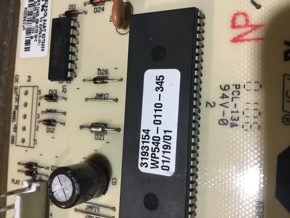 GE 165D7803P003 Dishwasher Control Board AZ59067 | NR1987