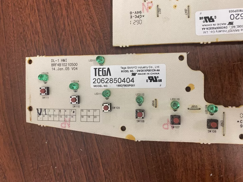 GE 165D7802P003 Dishwasher Control Board AZ44499 | BK1761