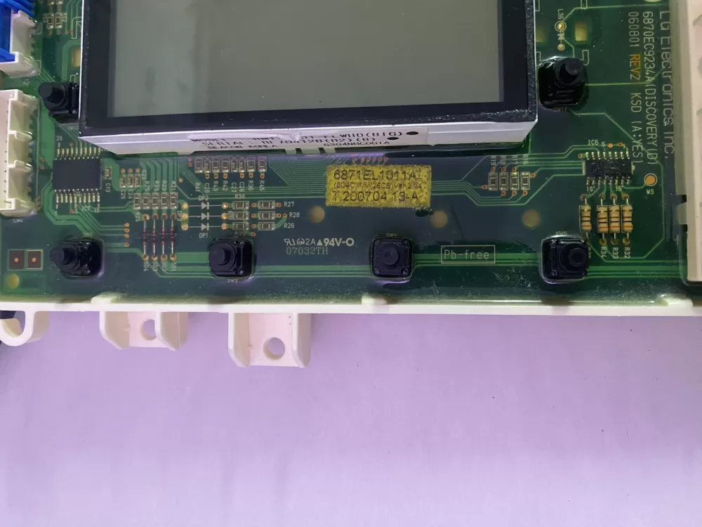 LG 6870EC9234A 6870EC9242A 6871EL1011A Dryer Control Board AZ197228 | BKV893